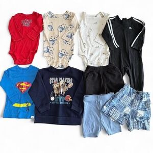 Boys 18M Clothing Lot (9 Pieces) Carters, Old Navy &‎ More